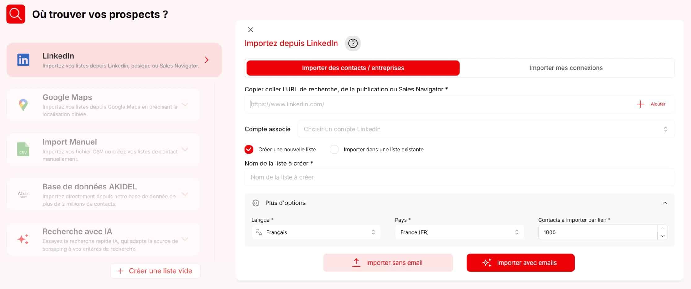 enrichissement de contacts enrichissement de contacts